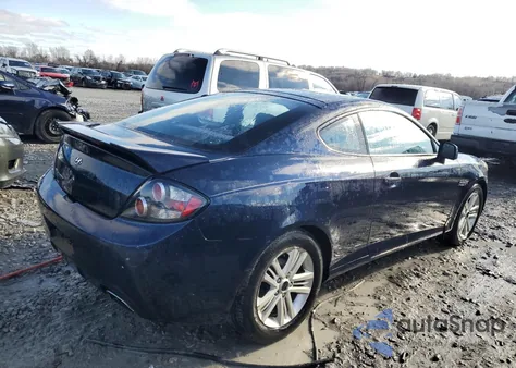 2008 Hyundai Tiburon Gs из США, поврежденный, VIN KMHHM66D88U294638